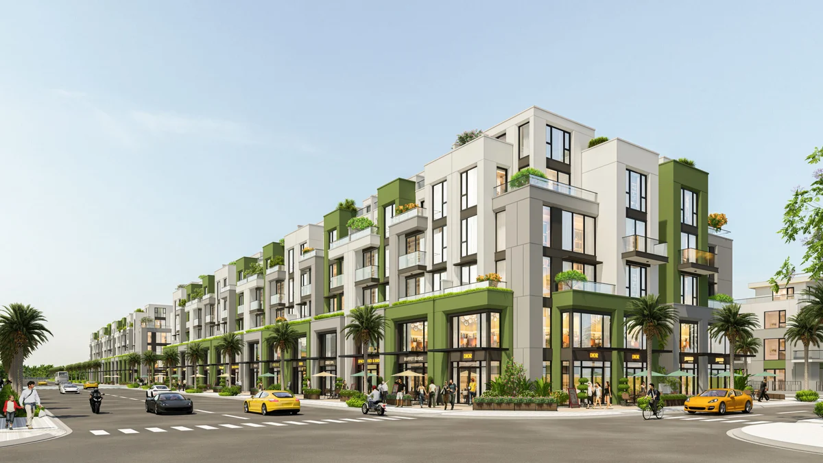 Dãy shophouse QP Green Park
